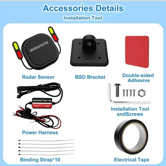 WEVASTE Motorcycle Handlebar Signal Lights - Picture 6 of 6